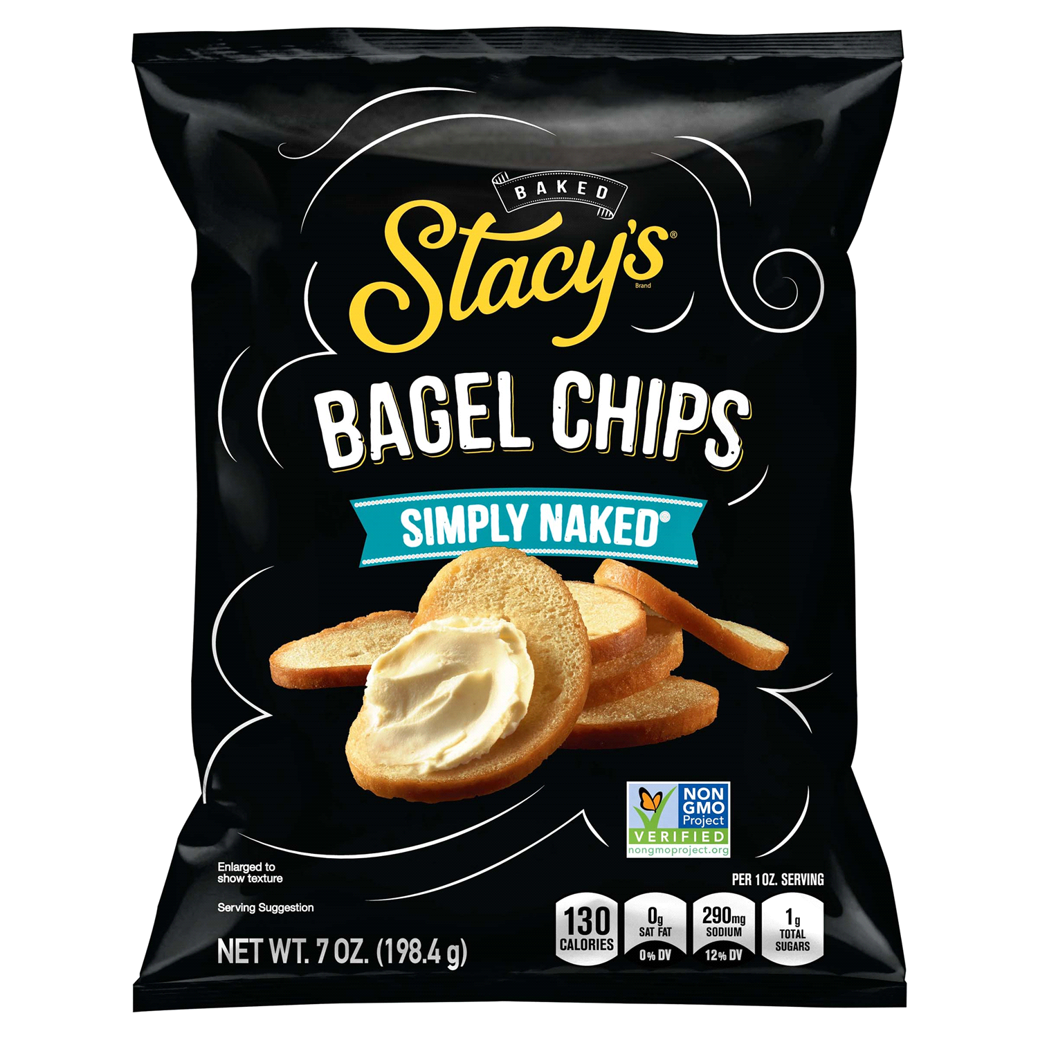 slide 1 of 2, Stacy's Simply Naked Bagel Chips, 7 oz