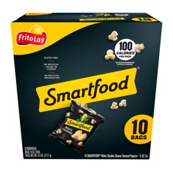 Smartfood Popcorn, White Cheddar Cheese Flavored - 10 ct