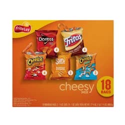 Frito-Lay Cheesy Chip & Snack Mix, 18 Individual Bags