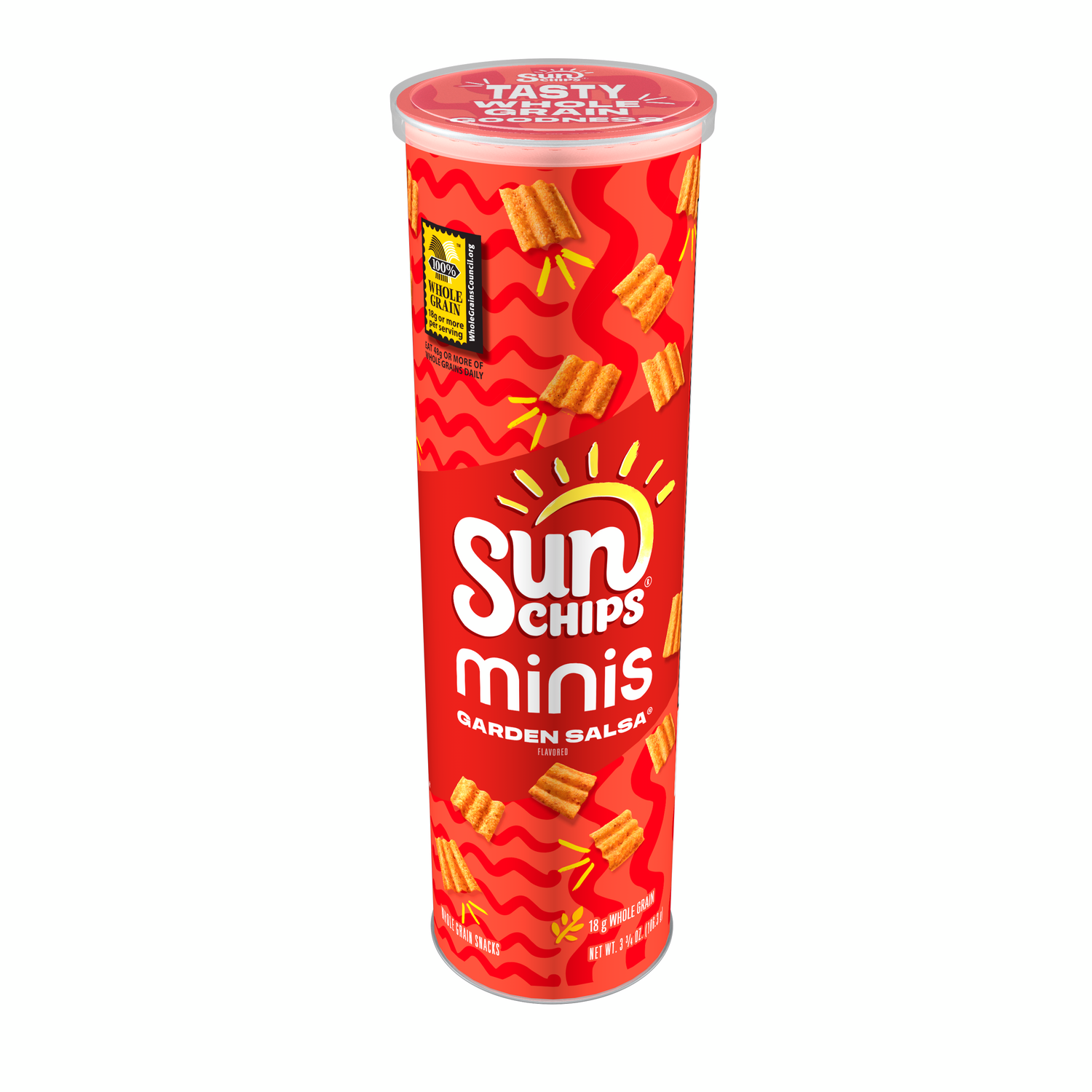 slide 1 of 2, SunChips Whole Grain Snacks, Garden Salsa Flavored, Minis, 3.75 oz