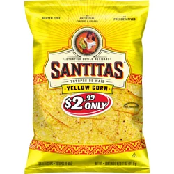 Santitas Tortilla Chips Yellow Corn - 11 oz
