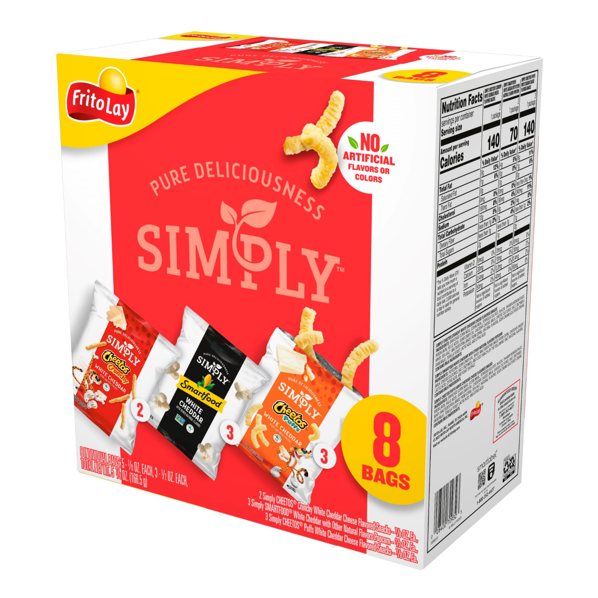 slide 2 of 2, Frito-Lay Simply Variety Snack Packs, 8 Count, 8 ct