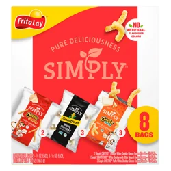 Frito-Lay Simply Variety Snack Packs, 8 Count