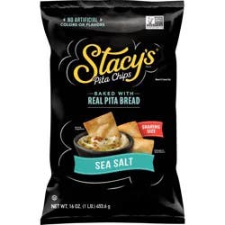 STACYS Stacy's Sea Salt Pita Chips 16 Oz