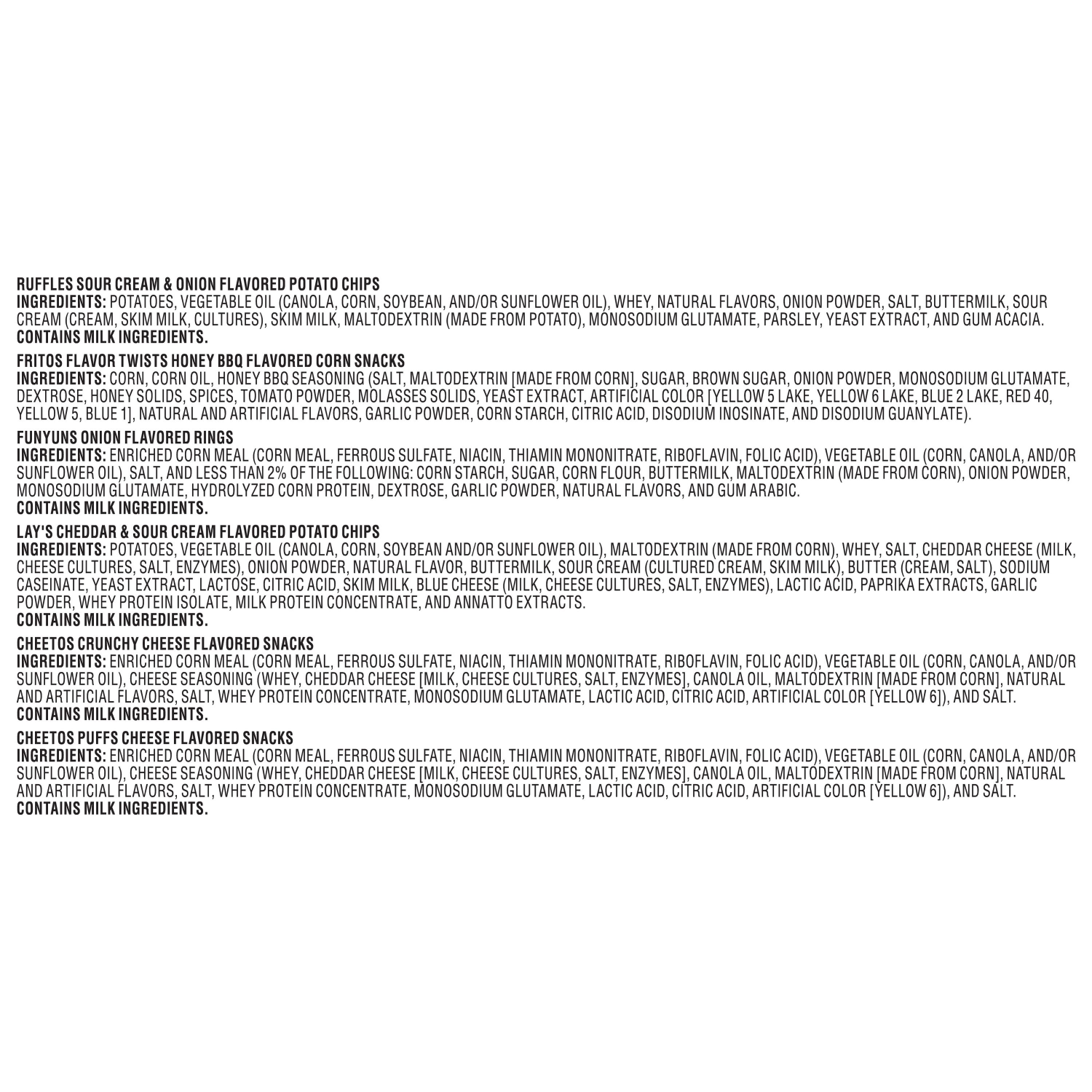 slide 2 of 3, Frito-Lay Snacks Variety Packs Variety 16.875 Oz, 18 Count, 18 ct