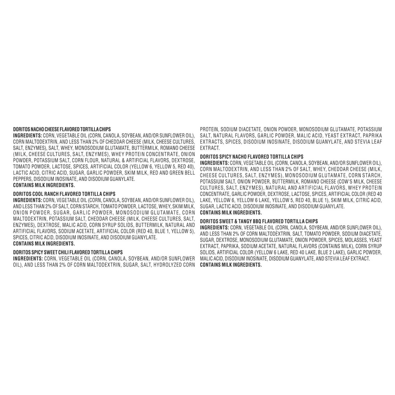 slide 4 of 4, Doritos Tortilla Chips Variety Pack 1 Oz, 18 Count, 18 oz