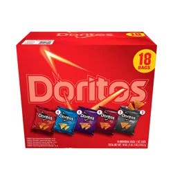 Doritos Tortilla Chips Variety Pack 1 Oz, 18 Count