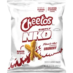Cheetos Simply Nkd Crunchy Flamin` Hot 8.5 Oz