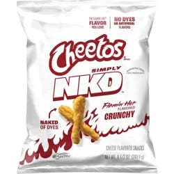 Cheetos Simply Nkd Crunchy Flamin` Hot 8.5 Oz