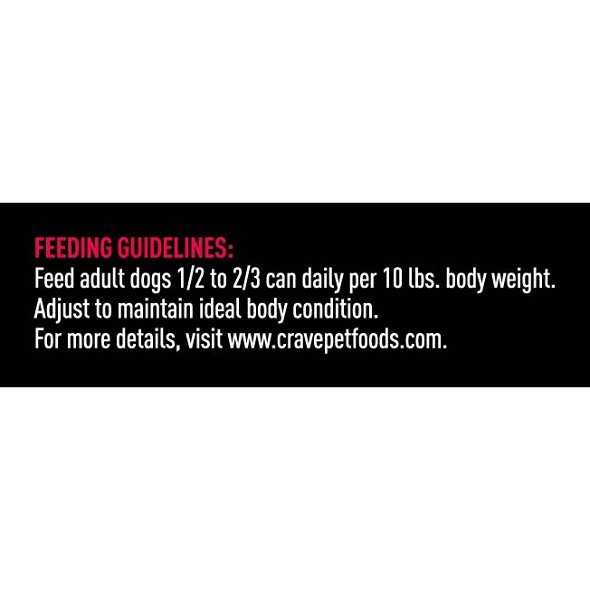 slide 3 of 7, CRAVE Grain Free Adult Canned High Protein Natural Soft Wet Dog Food Beef Paté, (12, 12.5 Oz