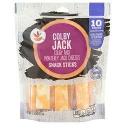 Colby Jack Cheese Snack Sticks - 10 ct