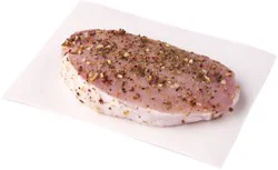 Pork Chops Boneless Thin California Garlic Medley Seasoning - Lb