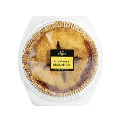 Kowalskis 10-Inch Strawberry Rhubarb Pie