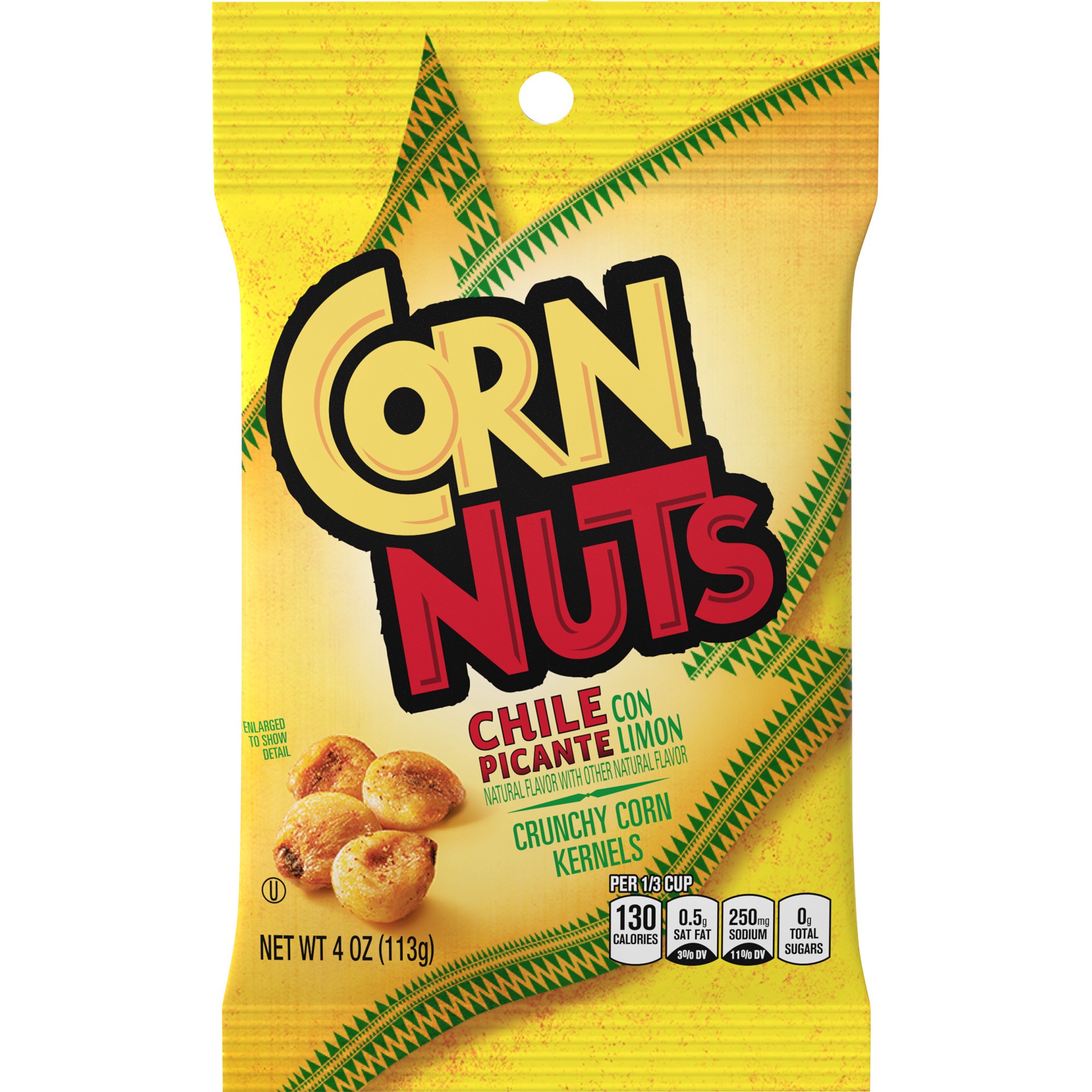 slide 1 of 6, Cornnuts Corn Nuts Chile Picante Con Limon Crunchy Corn Kernels, 4 Ounce, 4 oz