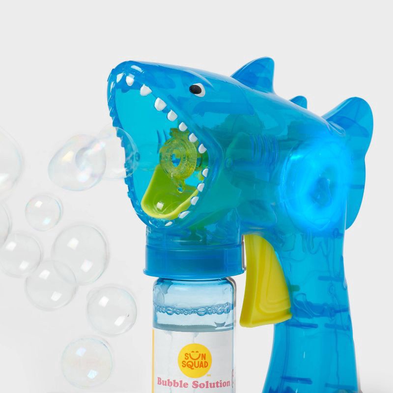 slide 4 of 4, Sun Squad Spinning Light Shark Bubble Blaster - Sun Squad™, 1 ct