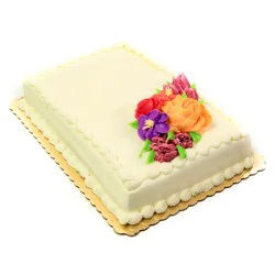 Kowalskis Family Favorite Chocolate Cake & White Buttercream-1/4 Sheet