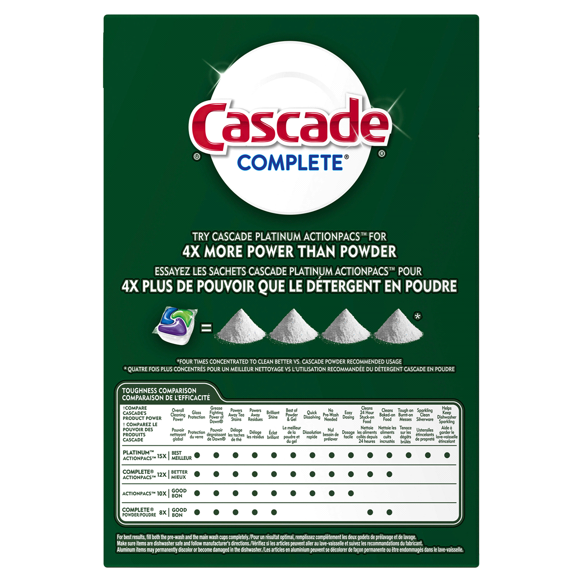 slide 3 of 3, Cascade Dishwasher Detergent 45 oz, 45 oz