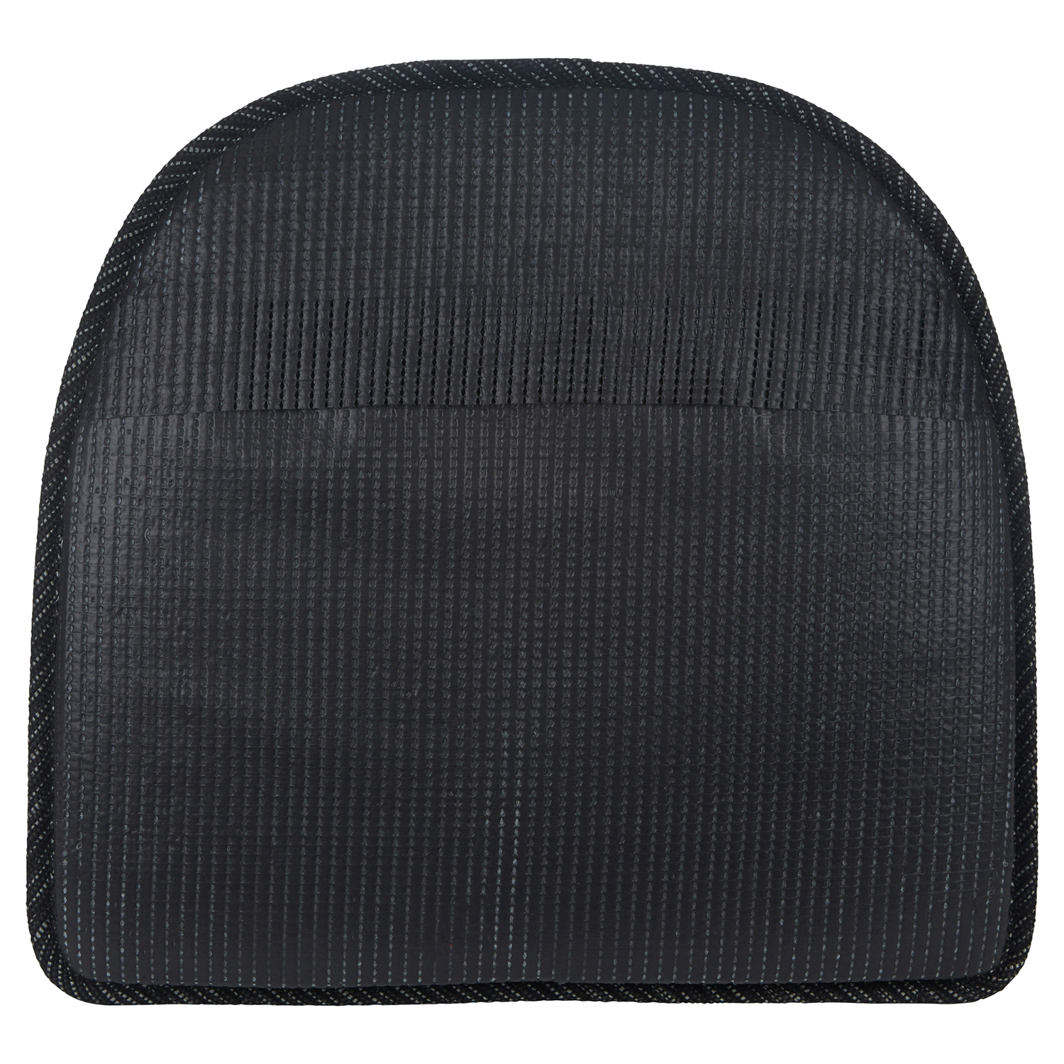 slide 2 of 3, Klear - Vu Strongman Black Gripper Chair Pad, 2 in