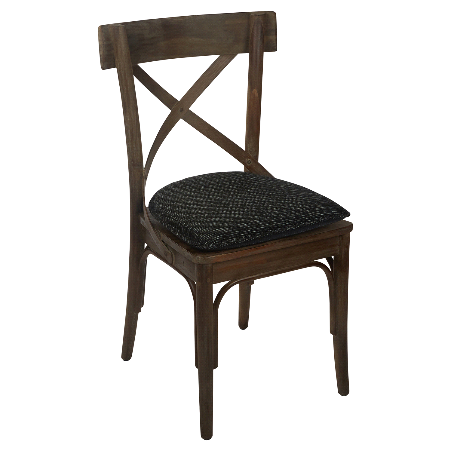 slide 3 of 3, Klear - Vu Strongman Black Gripper Chair Pad, 2 in