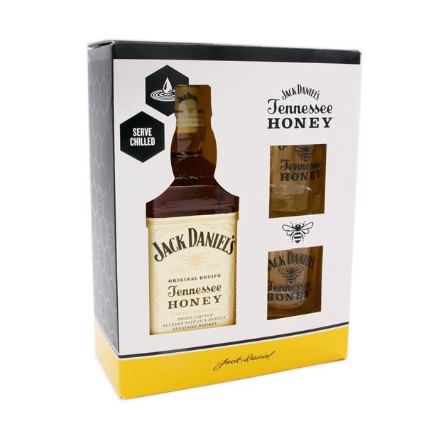 slide 1 of 1, Jack Daniel Distillery Tennessee Honey Gift Set, 750 ml