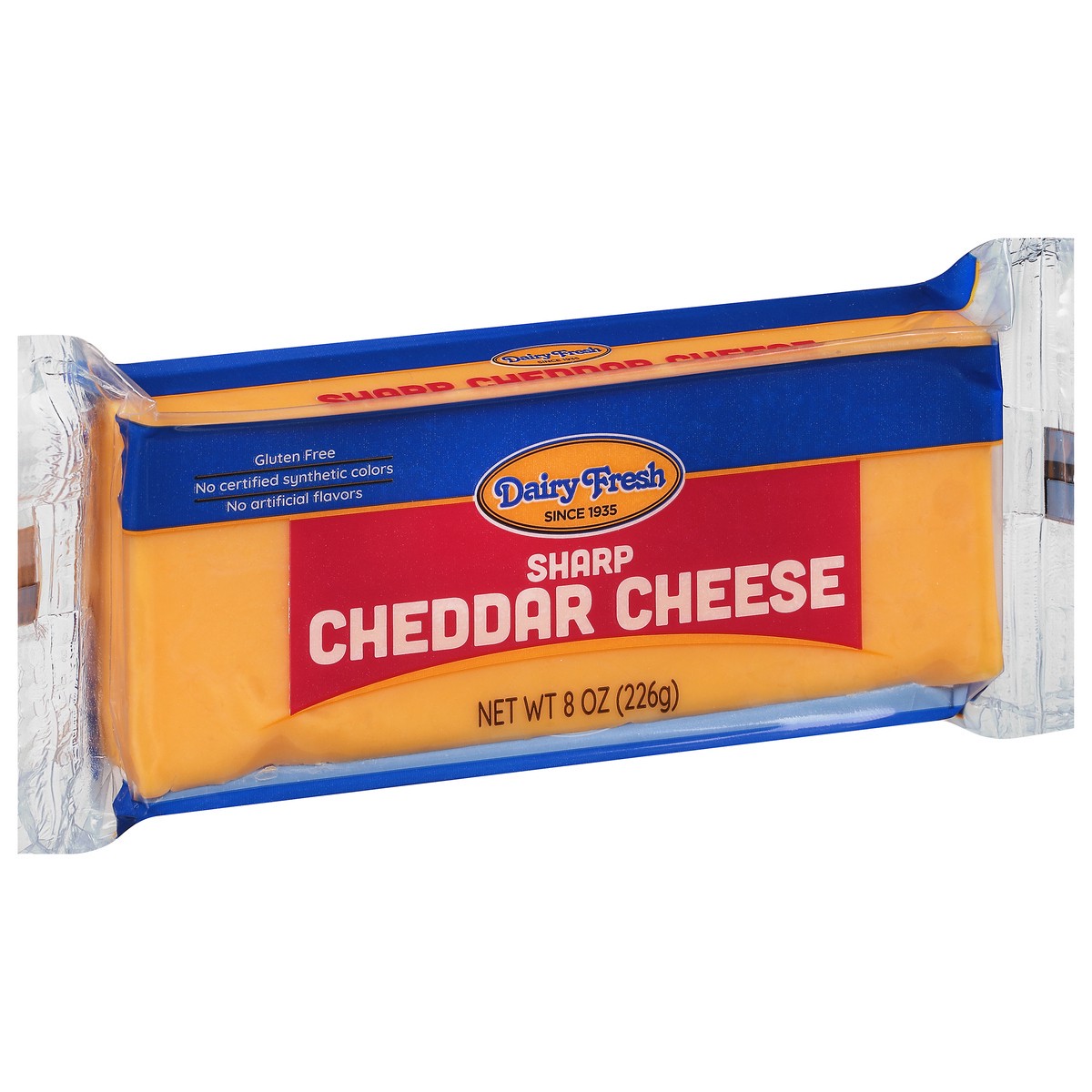 slide 8 of 9, Dairy Fresh Sharp Cheddar Cheese 8 oz, 8 oz