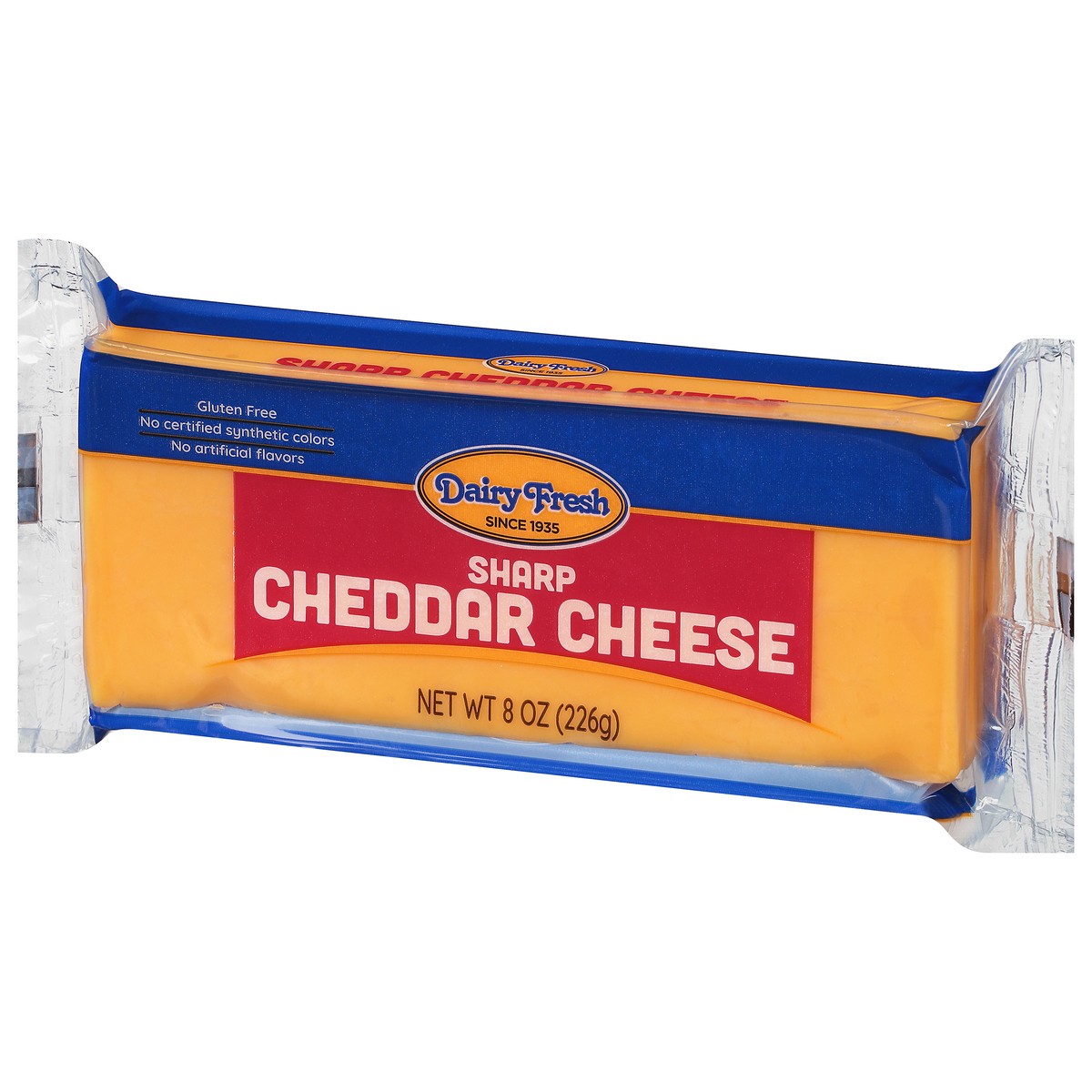 slide 7 of 9, Dairy Fresh Sharp Cheddar Cheese 8 oz, 8 oz