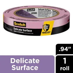 Scotch Delicate Surface Painter's Tape, 0.94 in x 60 yd