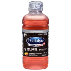Pedialyte Raspberry Lemonade Electrolyte Solution 33.8 fl oz