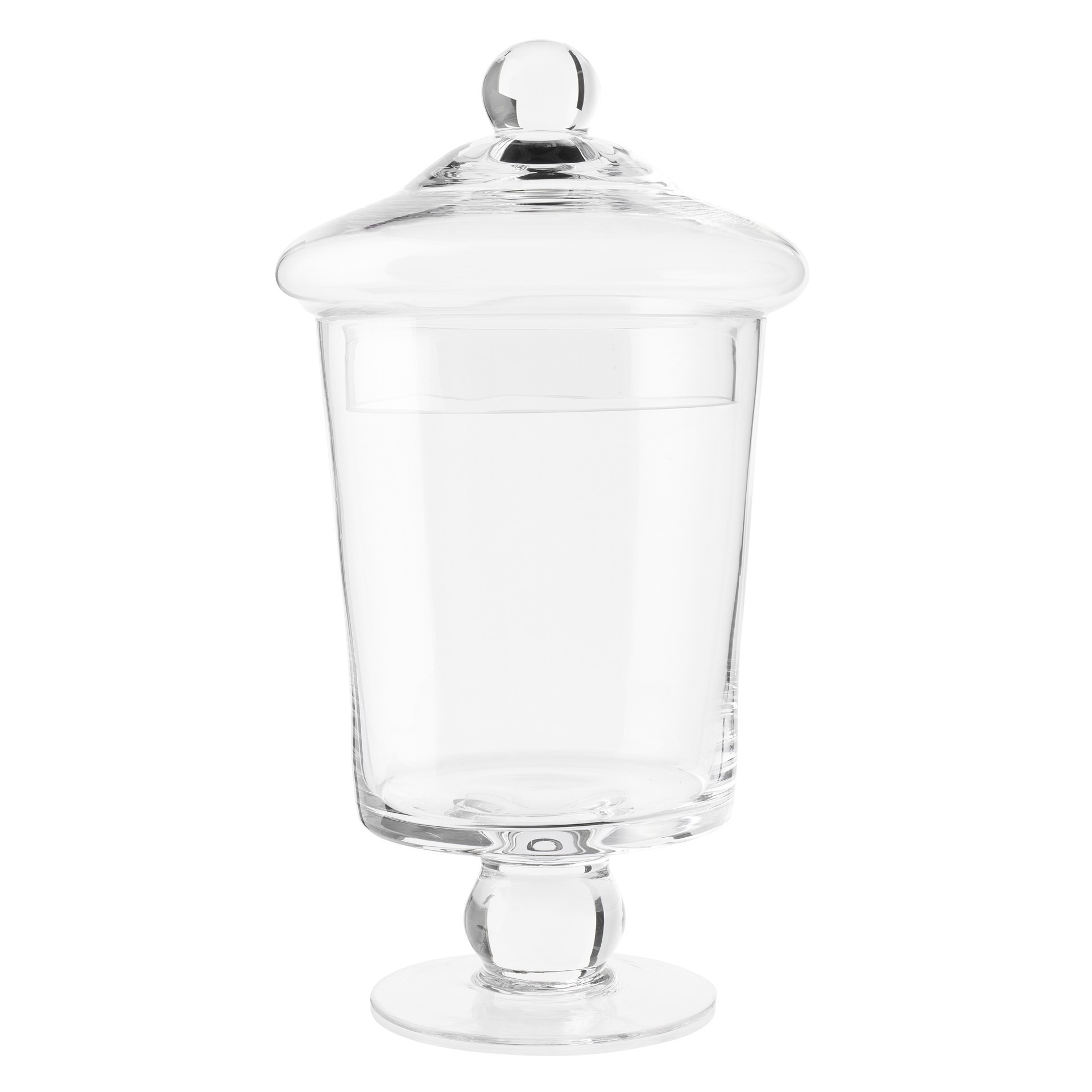 slide 3 of 3, 10" Clear Glass Apothecary Jar By Ashland, 10 in