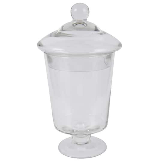 slide 1 of 3, 10" Clear Glass Apothecary Jar By Ashland, 10 in