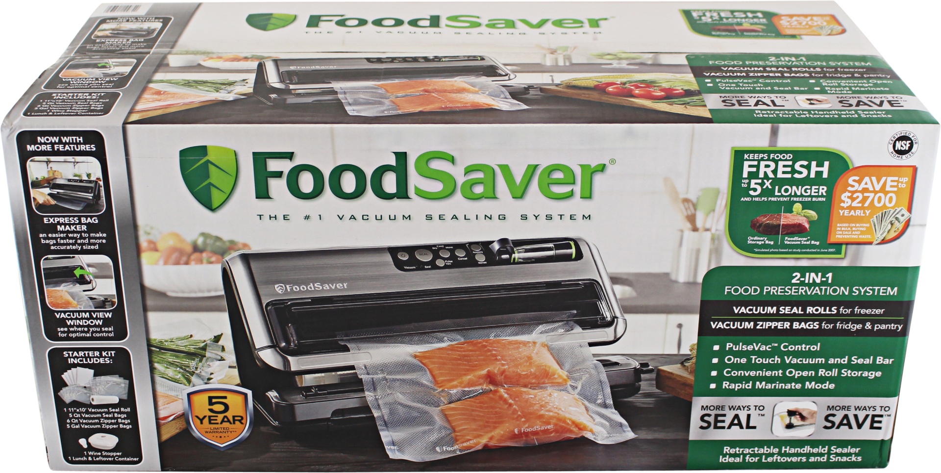 slide 1 of 1, FoodSaver Automatic Vacuum Sealing System, 