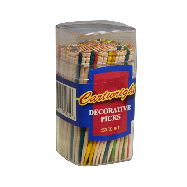 slide 1 of 1, Cartwright Decorative Picks, 250 ct