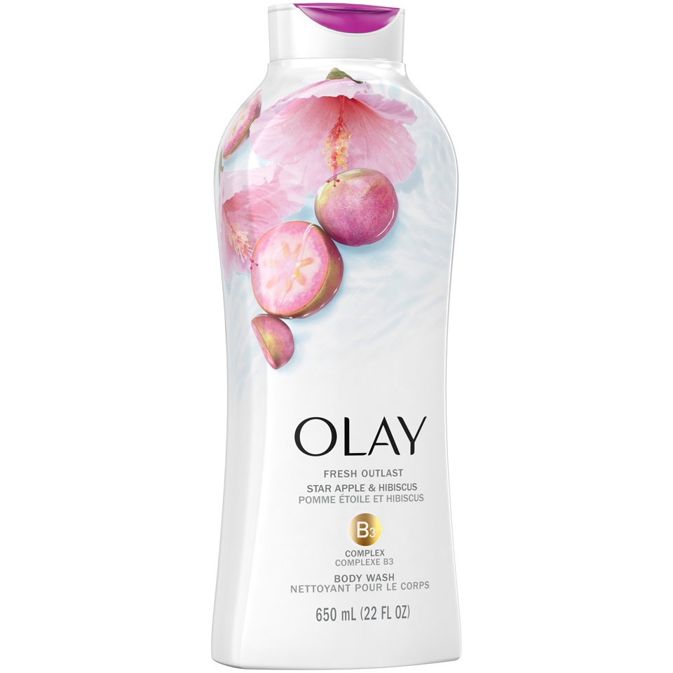 Olay Fresh Outlast Star Apple & Hibiscus Body Wash 22 fl oz | Shipt