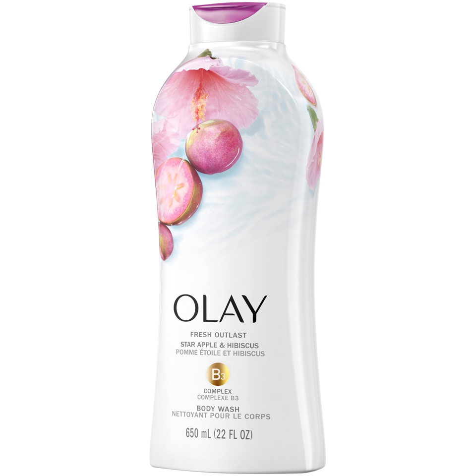 Olay Fresh Outlast Star Apple & Hibiscus Body Wash 22 fl oz | Shipt