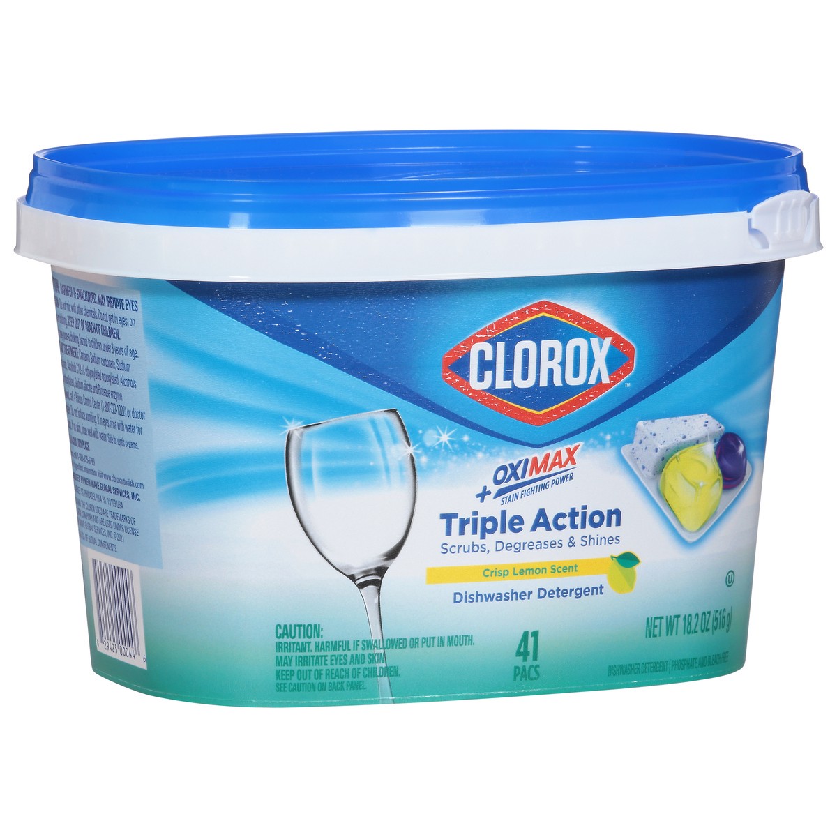 slide 2 of 9, Clorox Oximax Lemon Auto Dish, 41 ct