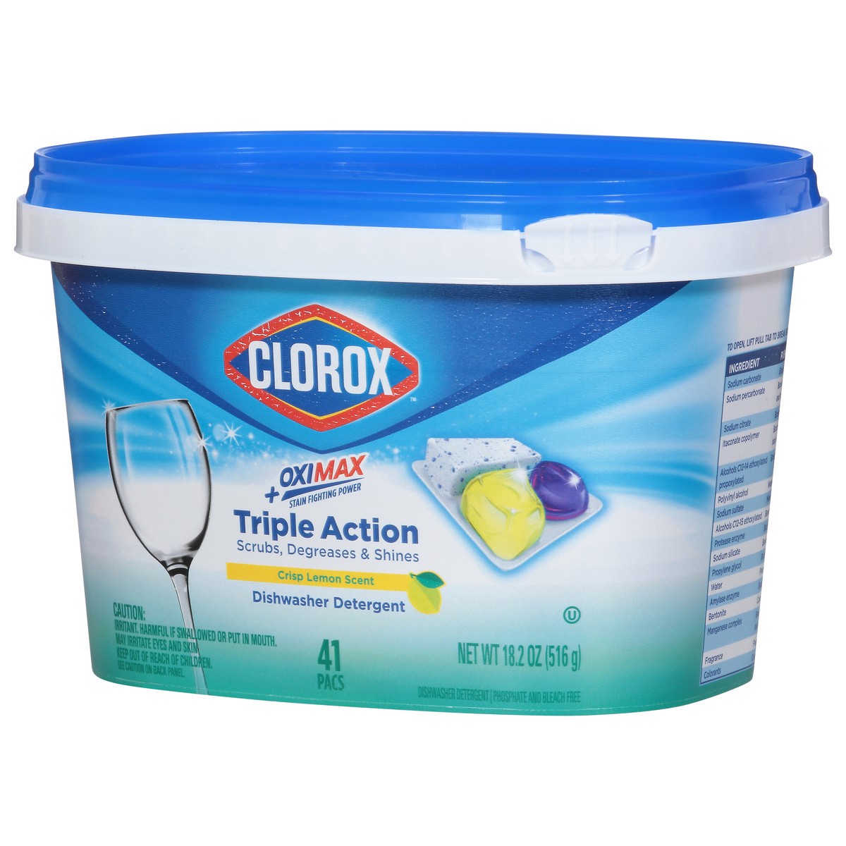 slide 3 of 9, Clorox Oximax Lemon Auto Dish, 41 ct