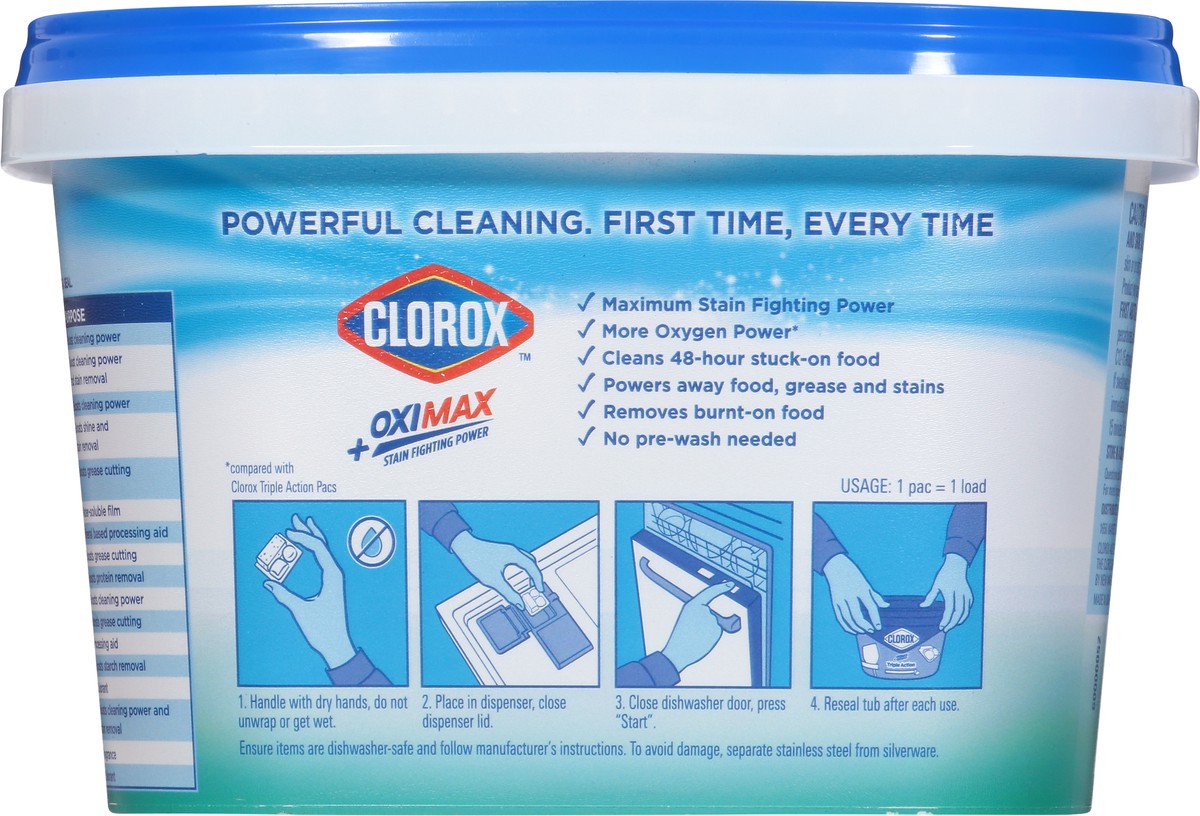 slide 5 of 9, Clorox Oximax Lemon Auto Dish, 41 ct