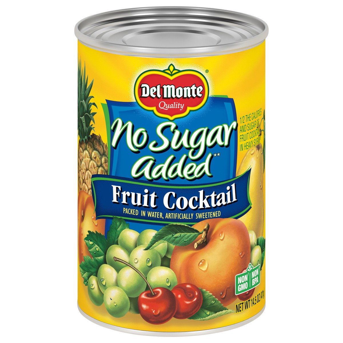 slide 1 of 10, Del Monte No Sugar Added Fruit Cocktail, 14.5 oz Can, 14.5 oz