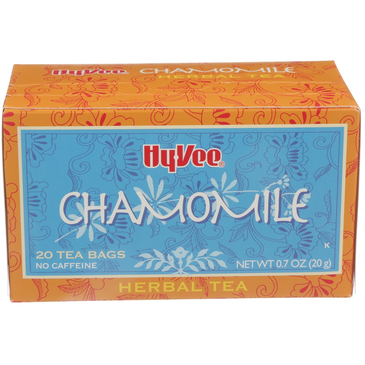 slide 1 of 1, Hy-vee Chamomile Herbal Tea Bags - 20 ct; 0.07 oz, 20 ct; 0.07 oz