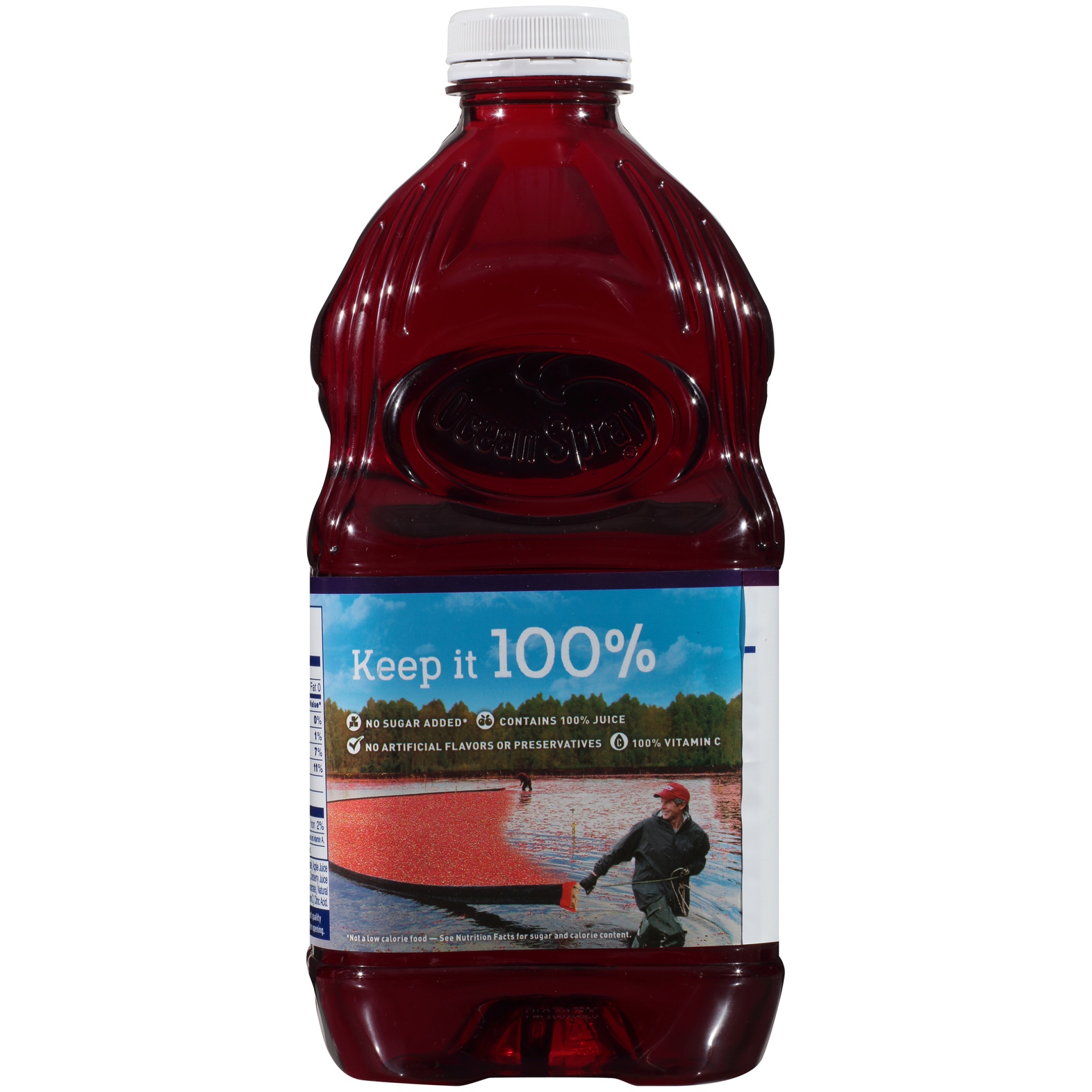 slide 8 of 8, Ocean Spray 100 Cran Blackberry Juice Bottle, 60 fl oz