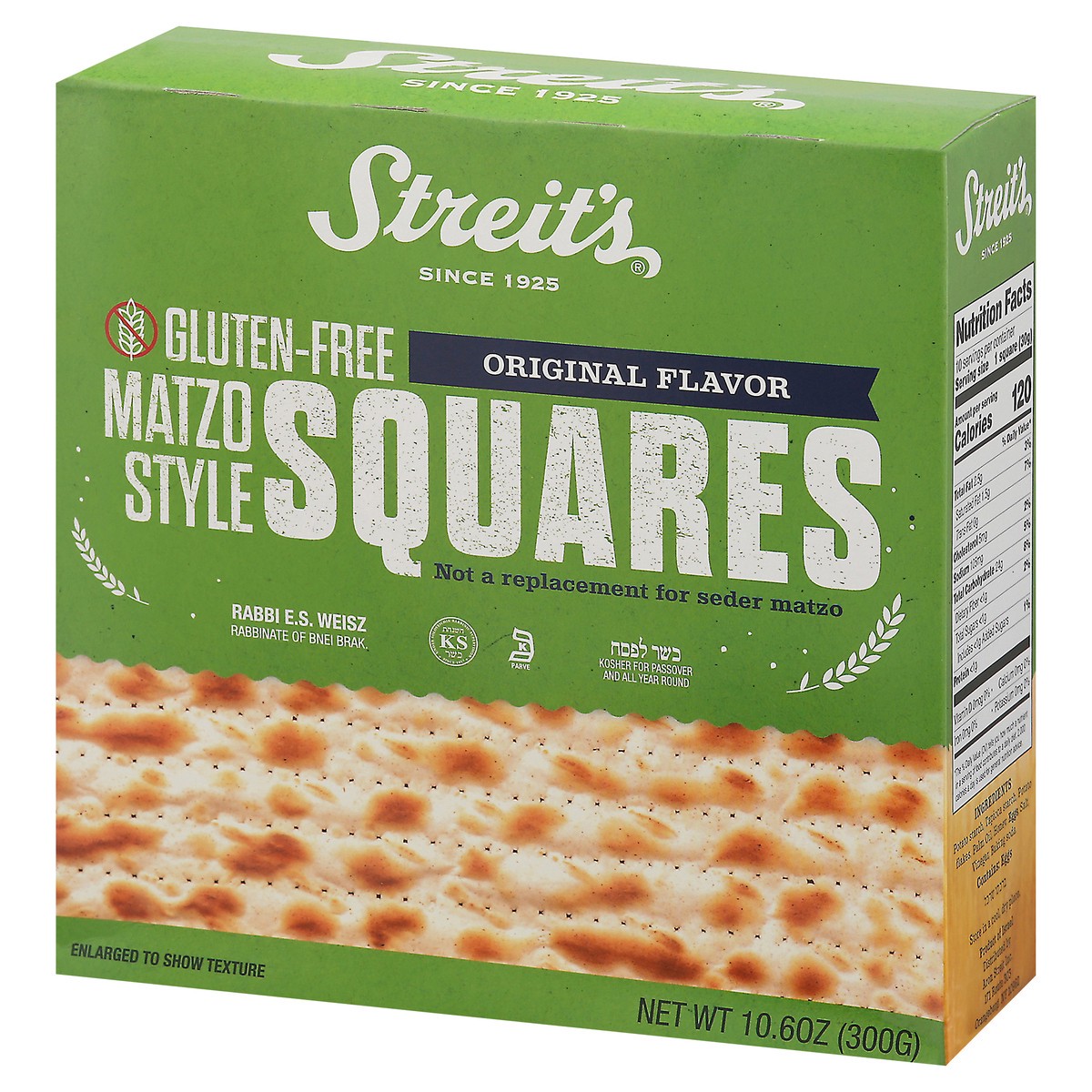 slide 11 of 13, Streit's Streits Gluten Free Matzo Squares Plain - 10.5 OZ, 10.5 oz