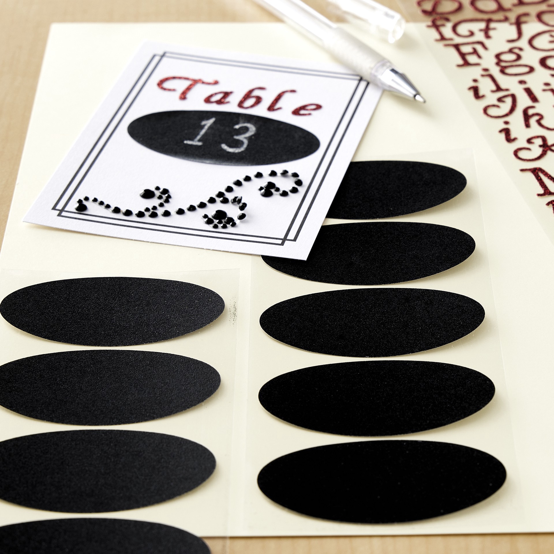 slide 2 of 3, Oval Chalkboard Labels By Recollections, 2.75 in x 7.25 in