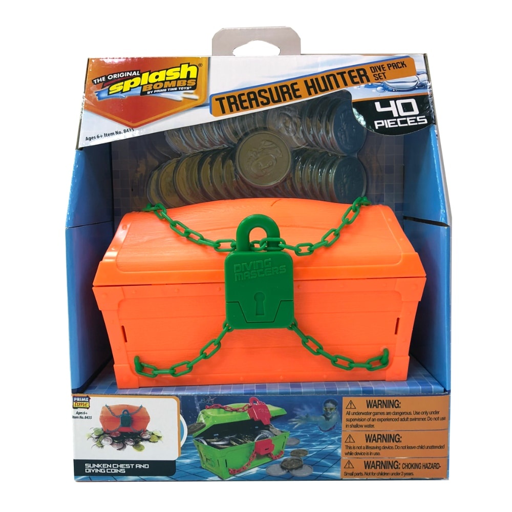 slide 1 of 1, Prime Time Toys Diving Masters Treasure Hunter Dive Pack Set, 1 ct