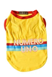 Max & Marlow Numero Uno Pet T-Shirt - Yellow