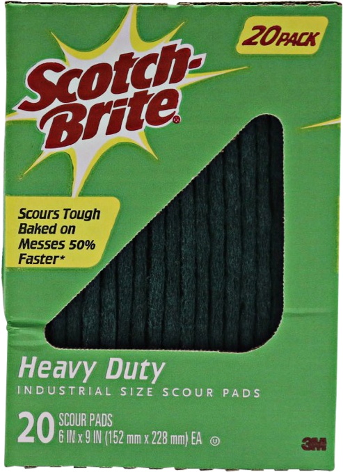 slide 1 of 1, 3M Scotch-Brite Scour Pads, 20 ct