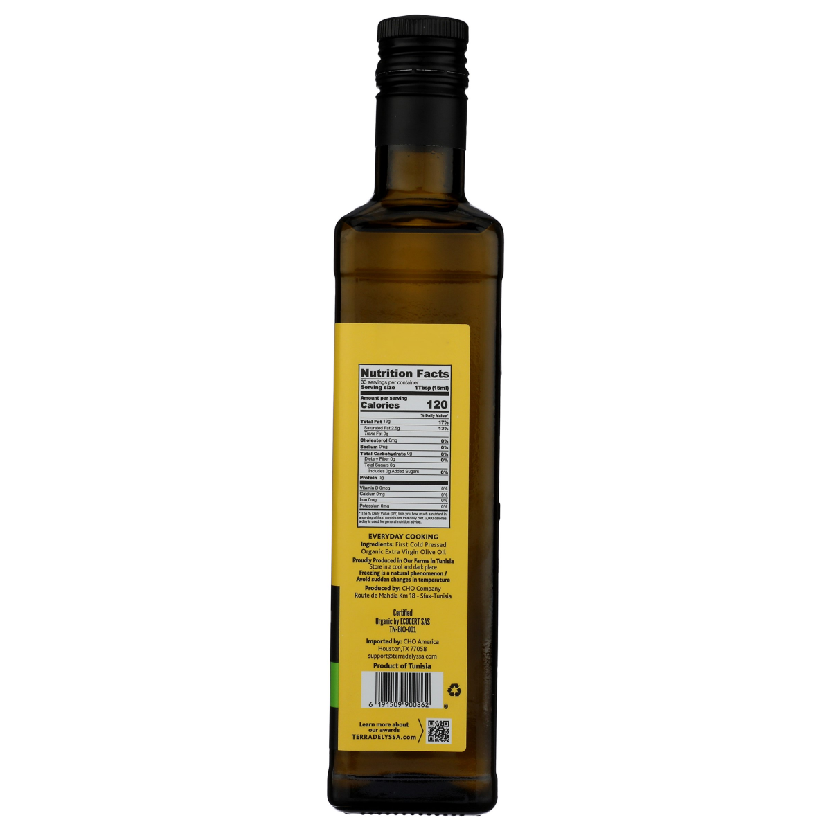 slide 2 of 2, Terra Delyssa Organic Extra Virgin Olive Oil, 17 fl oz
