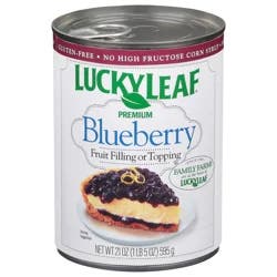 Lucky Leaf Premium Blueberry Fruit Filling or Topping 21 oz