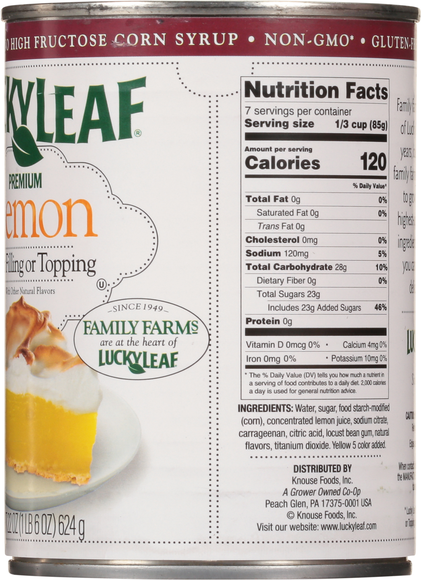 slide 2 of 3, Lucky Leaf Premium Lemon Fruit Filling or Topping 22 oz, 22 oz