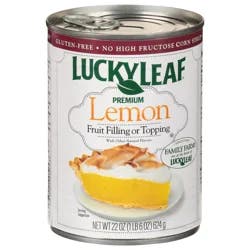 Lucky Leaf Premium Lemon Fruit Filling or Topping 22 oz