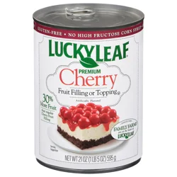 Lucky Leaf Premium Cherry Fruit Filling or Topping 21 oz